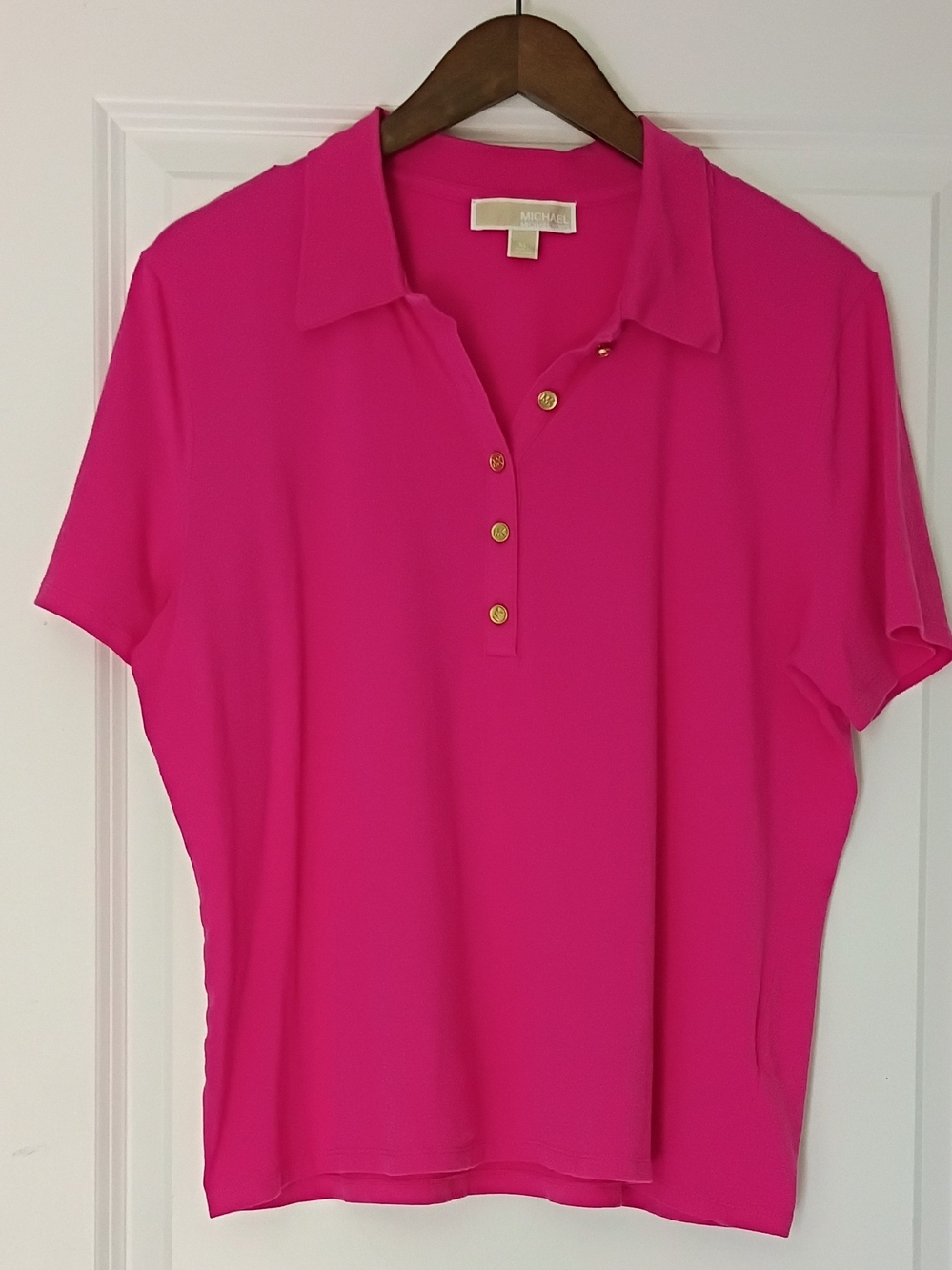 Michael Kors Women’s Hot Pink Polo Top
